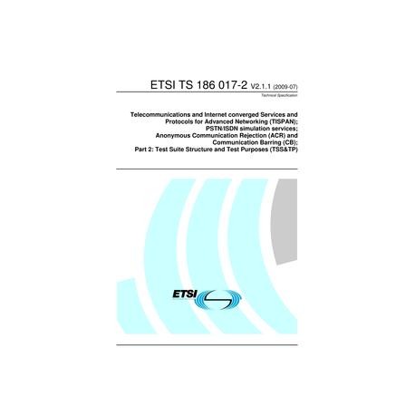 ETSI TS 186 017-2