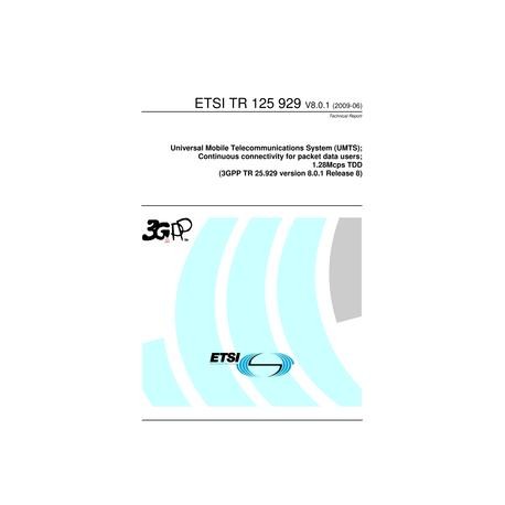 ETSI TR 125 929