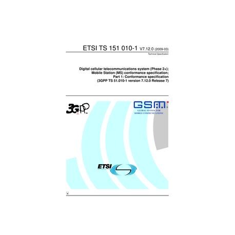 ETSI TS 151 010-1
