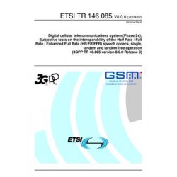 ETSI TR 146 085