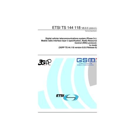 ETSI TS 144 118