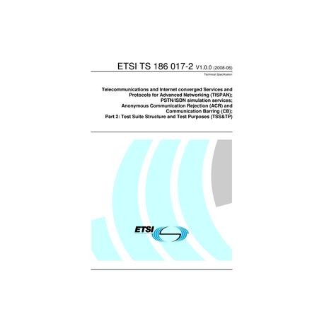 ETSI TS 186 017-2