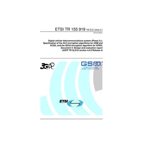 ETSI TR 155 919