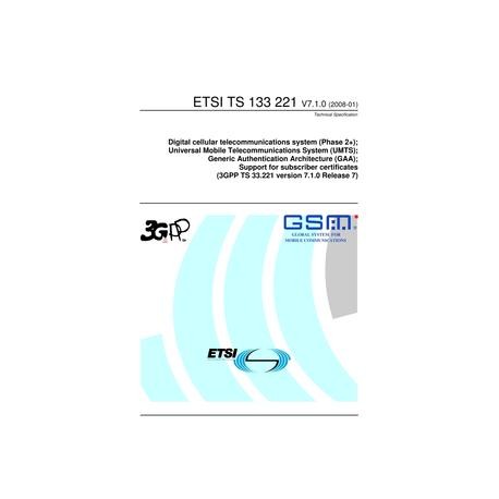 ETSI TS 133 221