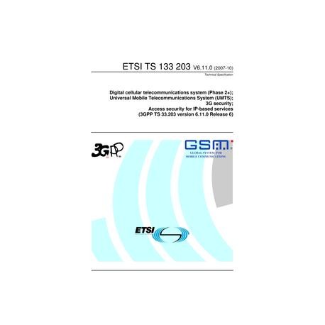 ETSI TS 133 203