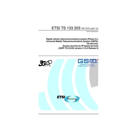 ETSI TS 133 203
