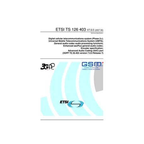 ETSI TS 126 403