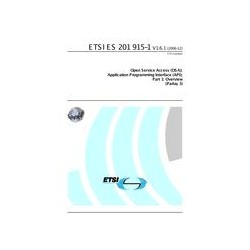 ETSI ES 201 915-1