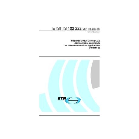 ETSI TS 102 222