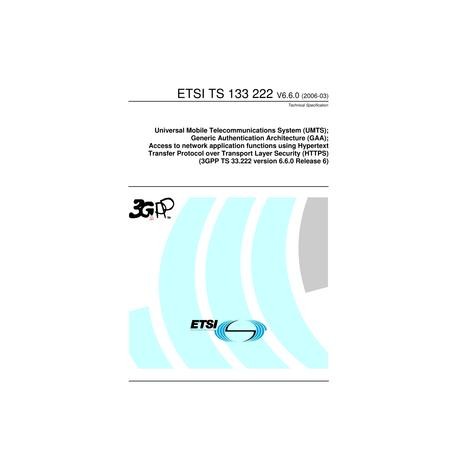 ETSI TS 133 222