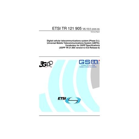 ETSI TR 121 905