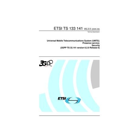 ETSI TS 133 141