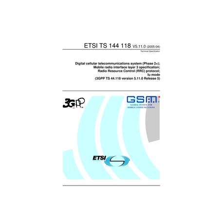 ETSI TS 144 118