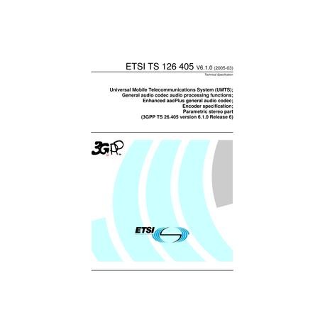 ETSI TS 126 405
