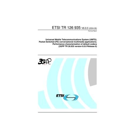 ETSI TR 126 935