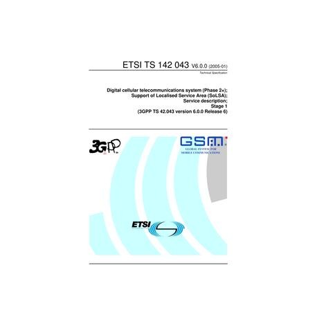 ETSI TS 142 043