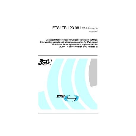 ETSI TR 123 981