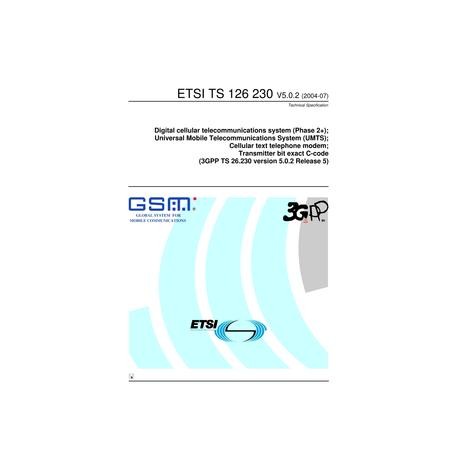 ETSI TS 126 230