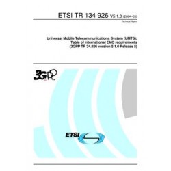 ETSI TR 134 926