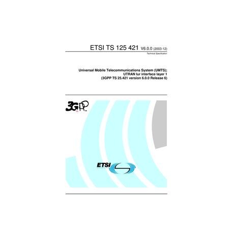 ETSI TS 125 421