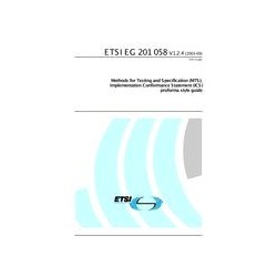 ETSI EG 201 058