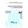 ETSI TS 100 626