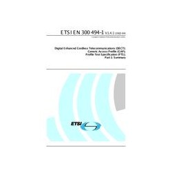 ETSI EN 300 494-1