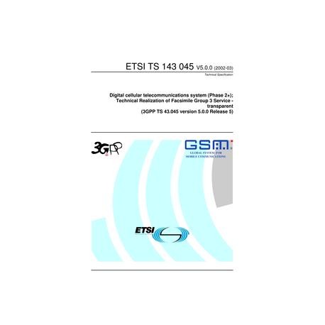 ETSI TS 143 045