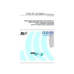 ETSI TS 151 010-1