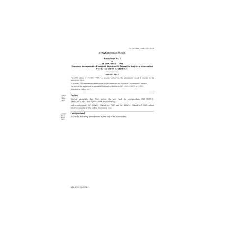 AS ISO 19005.1 Amd 2:2017