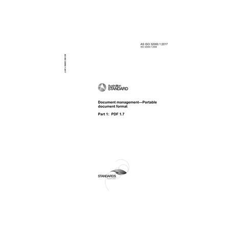AS ISO 32000.1:2017