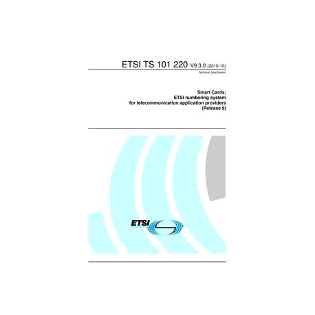 ETSI TS 101 220