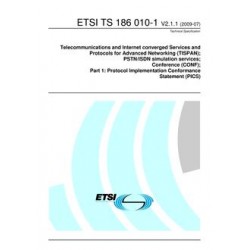 ETSI TS 186 010-1