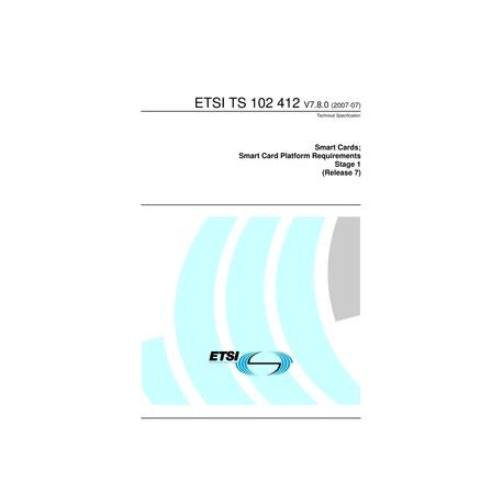 ETSI TS 102 412
