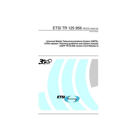ETSI TR 125 956