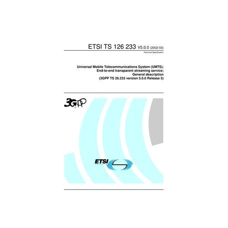 ETSI TS 126 233