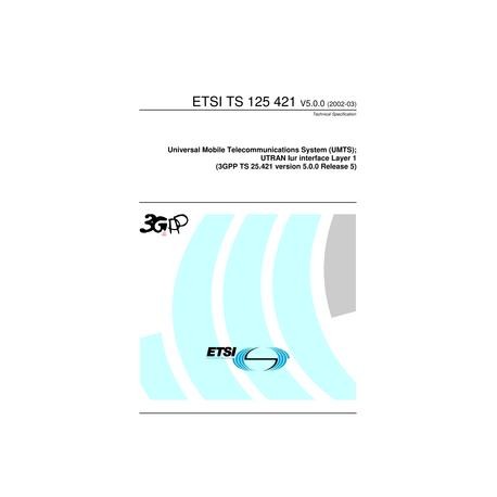 ETSI TS 125 421