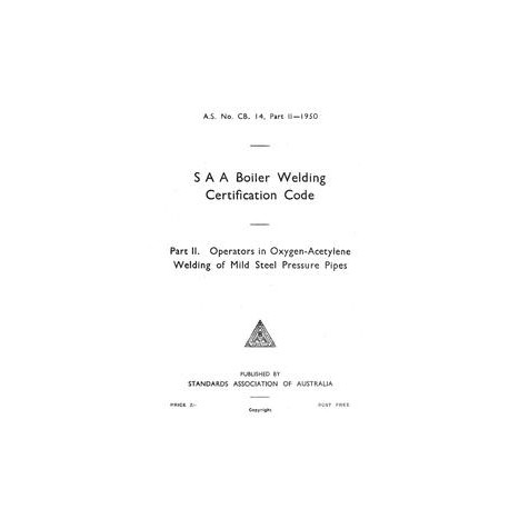 AS CB14.2-1950 [ Superseded ]