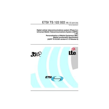 ETSI TS 122 022