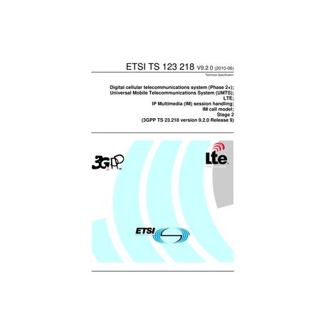 ETSI TS 123 218