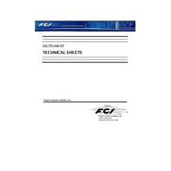 FCI Instrument - Technical Sheets