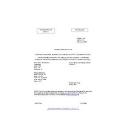 FED MMM-A-101 Notice 1 - Administratrive