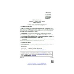 FED W-C-596H Amendment 1 (amendment incorporated)