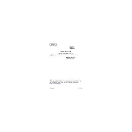 FED AA-C-293 Notice 1 - Cancellation