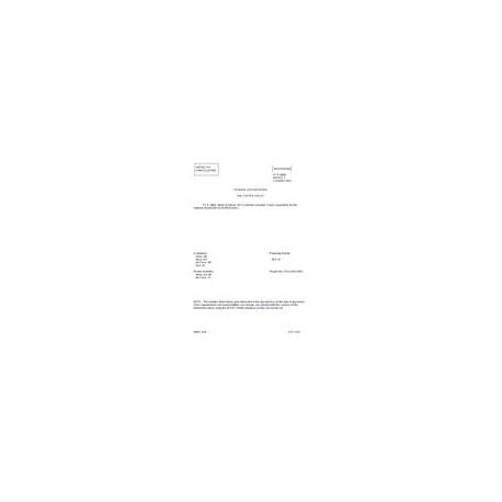 FED FF-P-386D Notice 1 - Cancellation