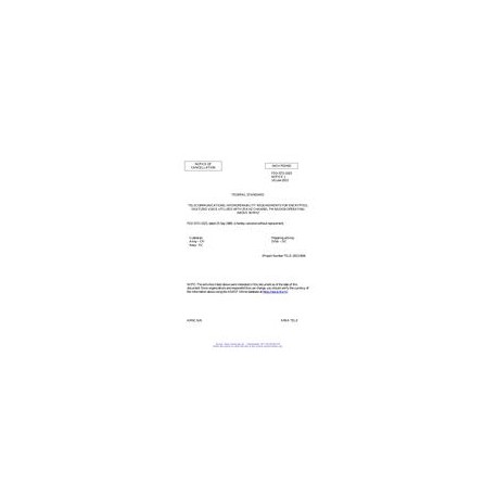 FED FED-STD-1023 Notice 1 - Cancellation