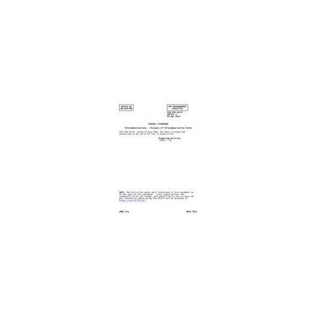 FED FED-STD-1037C Notice 1 - Validation