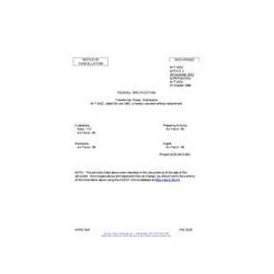 FED W-T-631C Notice 1 - Cancellation