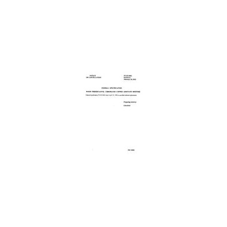 FED TT-W-550G Notice 1 - Cancellation