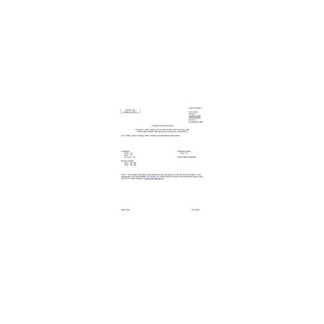 FED SS-S-1401C Notice 2 - Cancellation